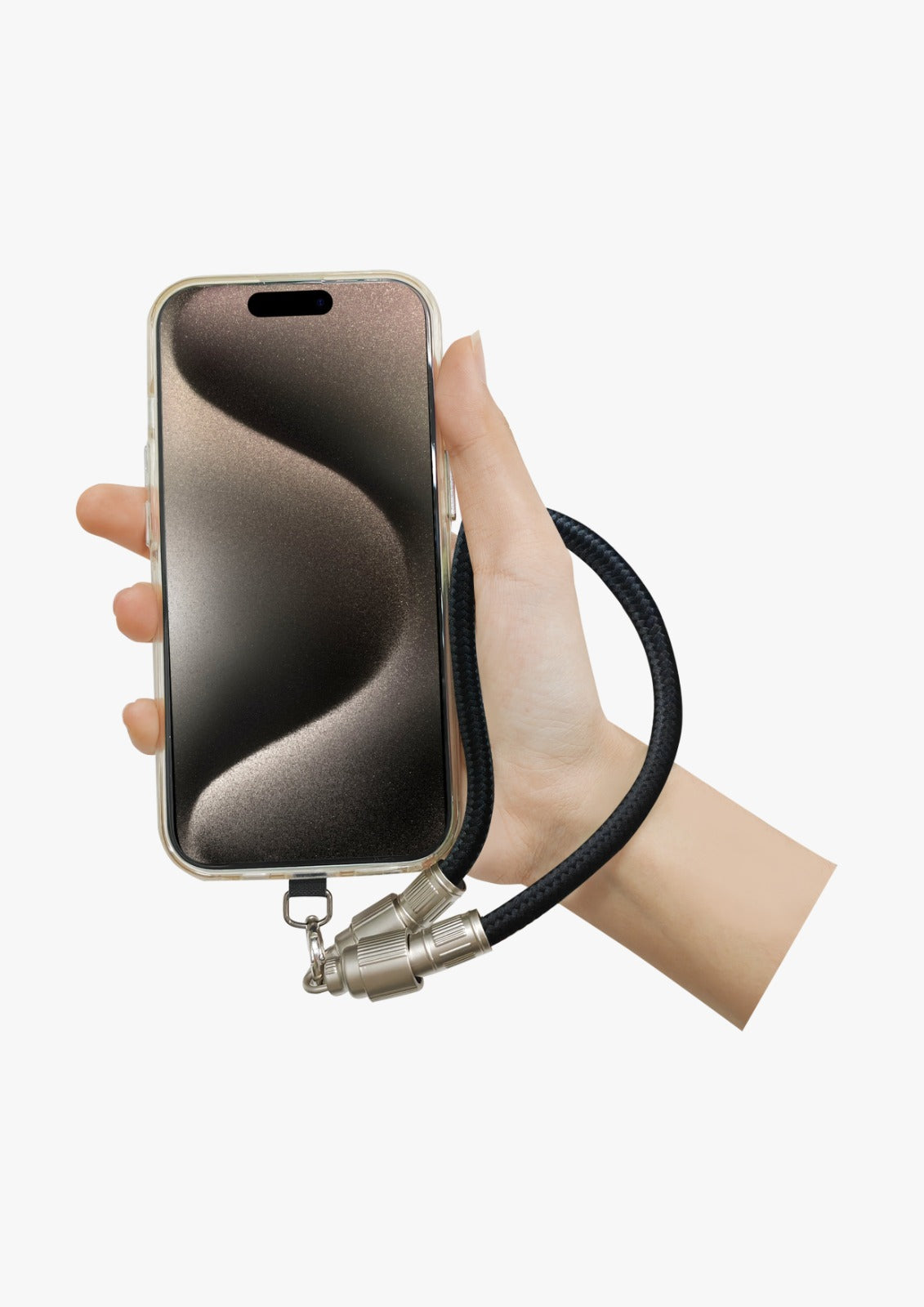 Asli Global USB-C to USB-C Zinc Alloy Braided 65W Lanyard Cable 0.3M