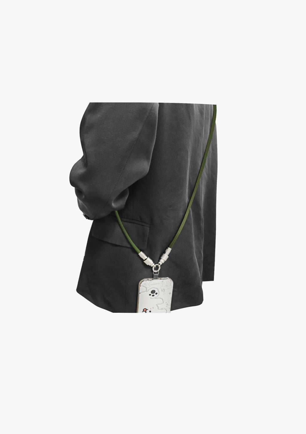 Asli USB-C to USB-C Zinc Alloy Braided 65W Lanyard Cable 0.3M | Green