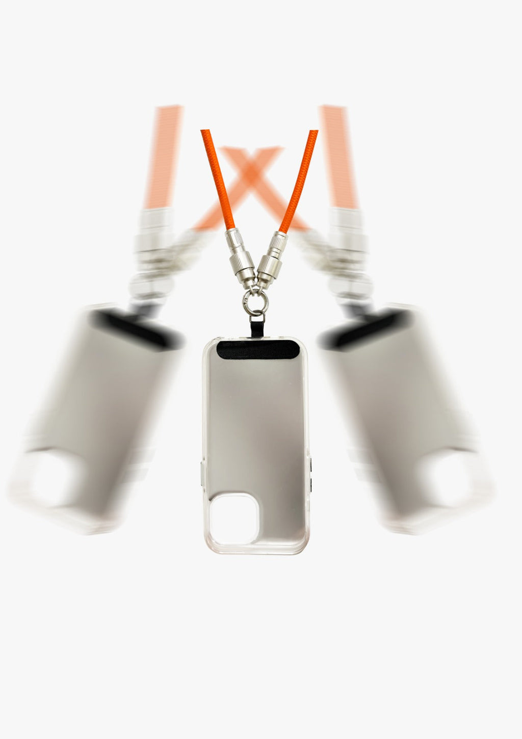 Asli USB-C to USB-C Zinc Alloy Braided 65W Lanyard Cable 0.3M | Orange