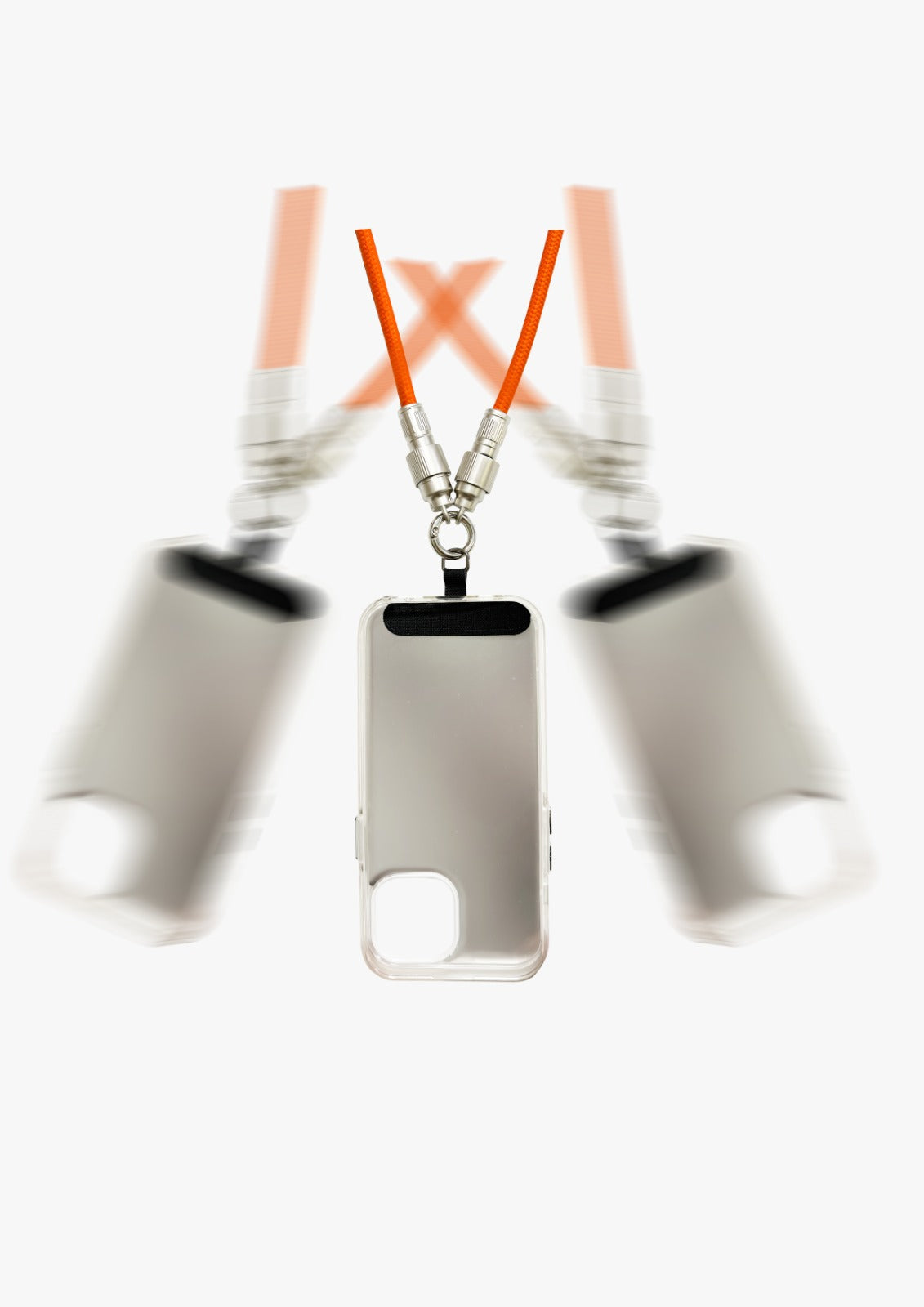 Asli USB-C to USB-C Zinc Alloy Braided 65W Lanyard Cable 1.2M | Orange