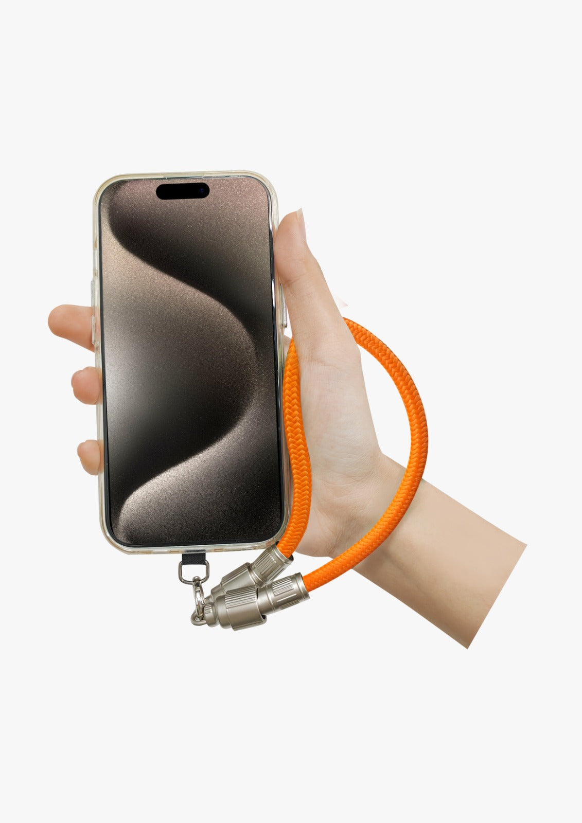 Asli USB-C to USB-C Zinc Alloy Braided 65W Lanyard Cable 1.2M | Orange