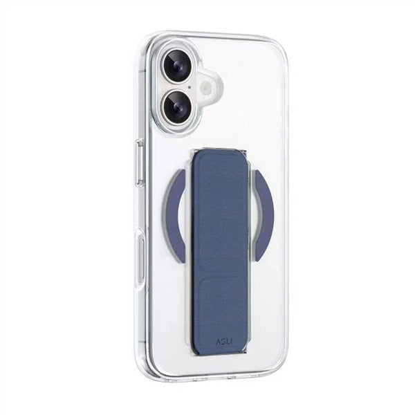 Asli Global Phone 16 Plus Leather Grip Case Clear | Blue