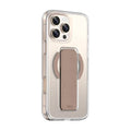 Asli Global iPhone 15 Pro Max Leather Grip Case Clear