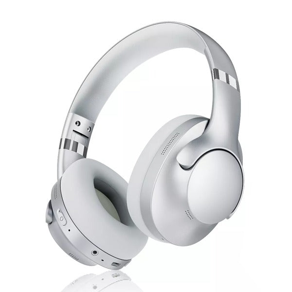 Wireless Active Noise Cancelling HeadPhones | Silver