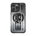 SkinArma iPhone 16 Pro Kira Kobai MagSafe Case With Grip Stand Chrome