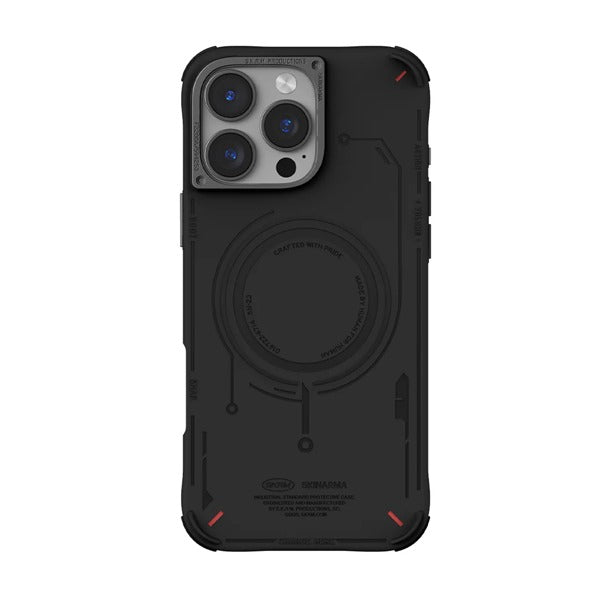 SkinArma iPhone 16 Pro Max Mecha MagSafe Case | Black