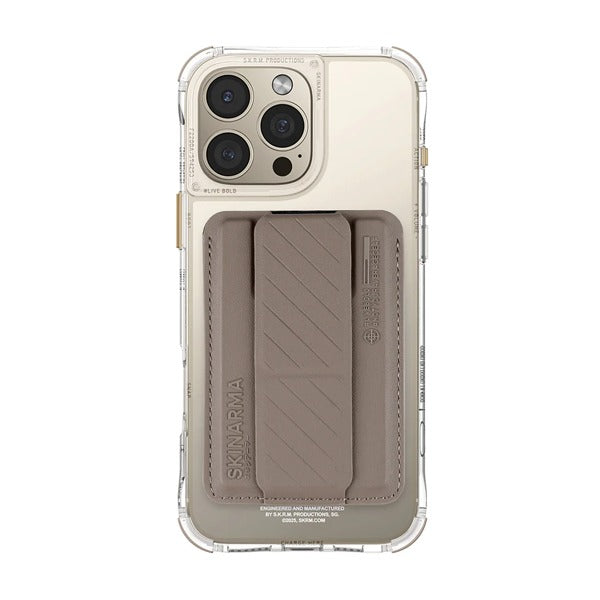 SkinArma iPhone 16 Pro Bundle Saido Kado Mag-Charge Card Holder + Saido MagSafe Case