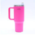 LZEL Tumbler With Handle 1100ML Aqua Pure Vacuum Insulated | Barbie Pink