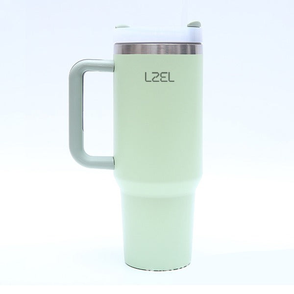 LZEL Tumbler With Handle 1100ML Aqua Pure Vacuum Insulated | Bay Leaves