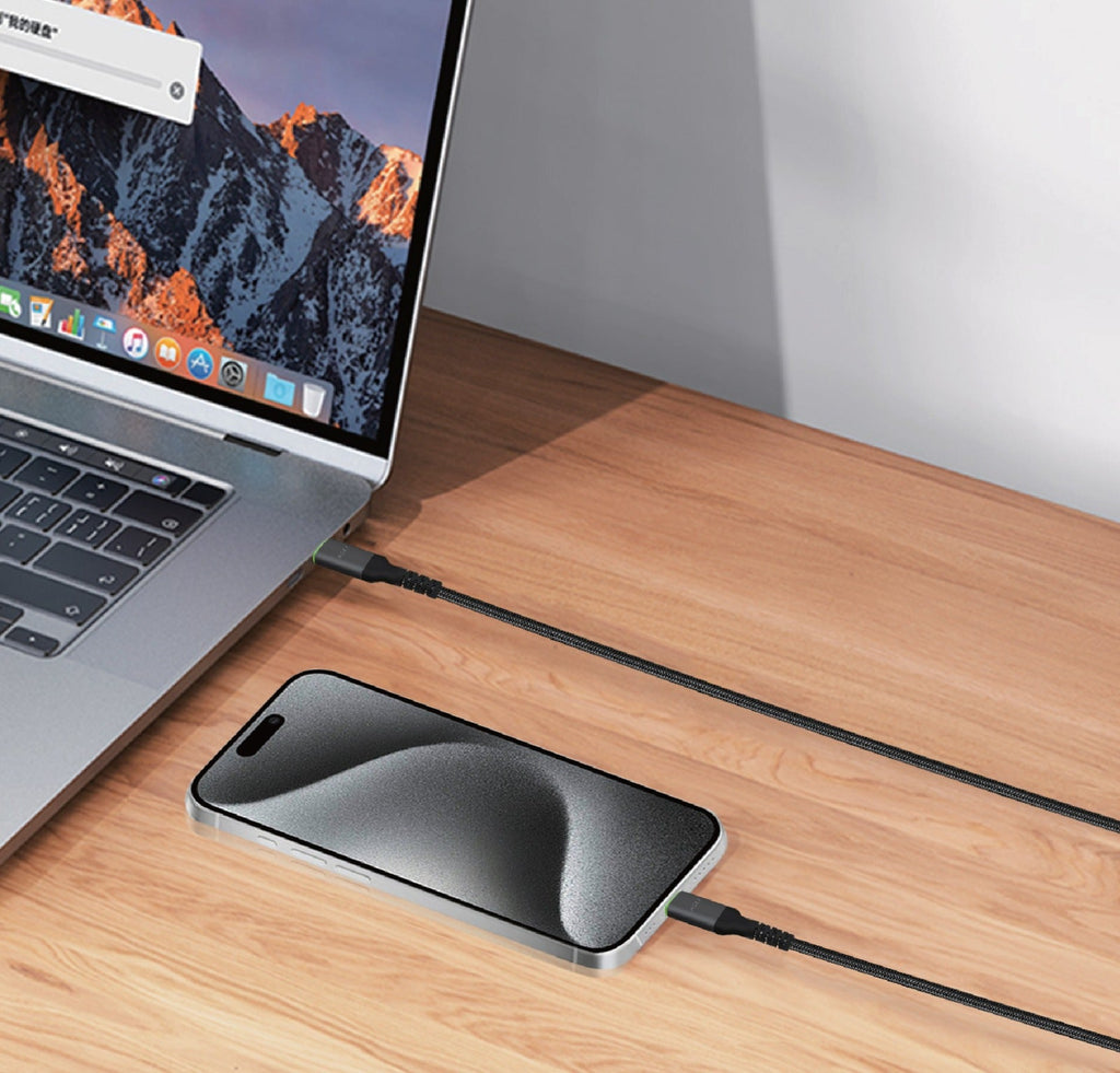 Asli Global Power Wire Prime USB-C to Lightning Cable 1M |Dark Gray