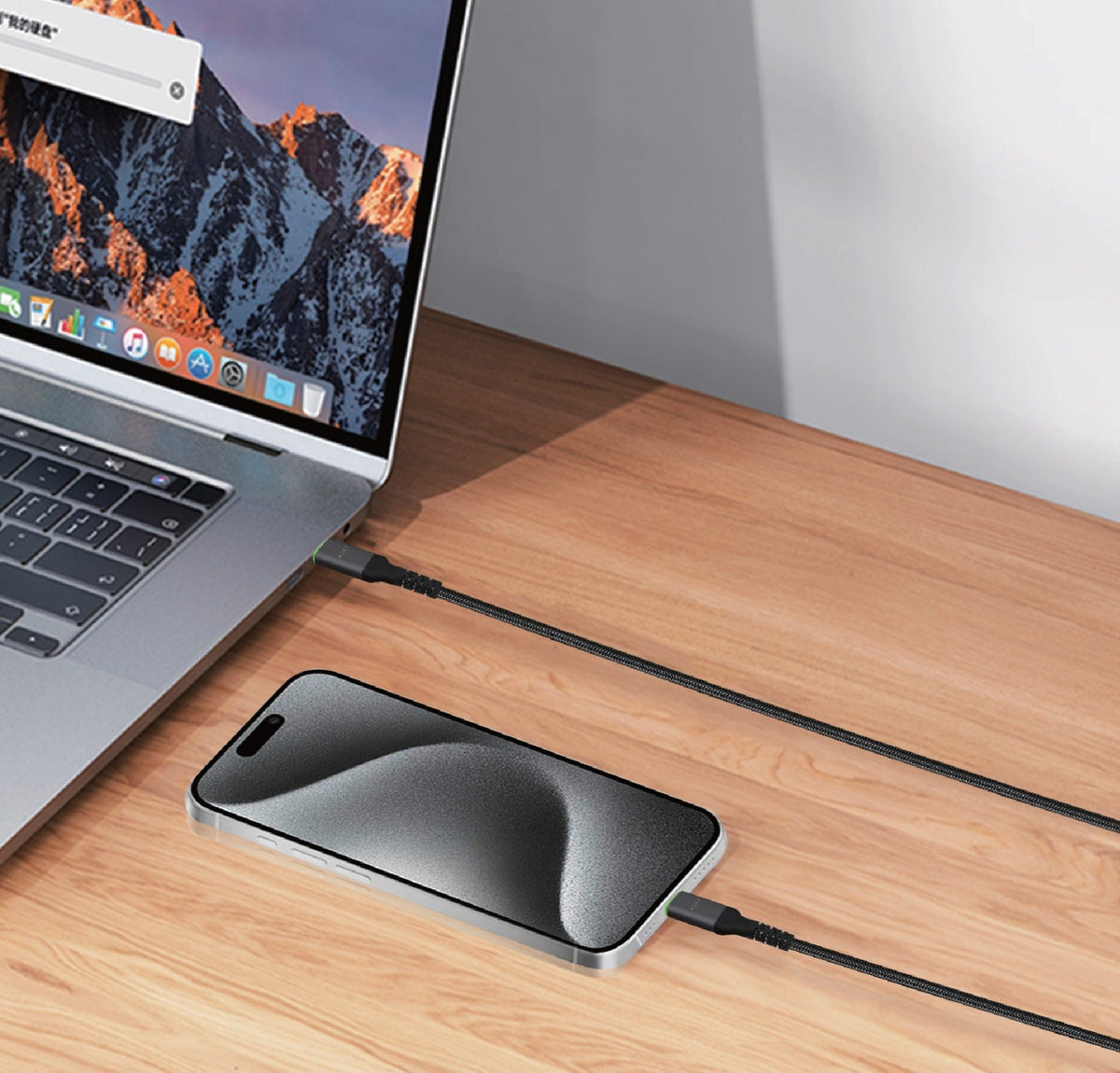 Asli Global Power Wire Prime USB-C TO USB-C Cable 30CM | Metallic Gray