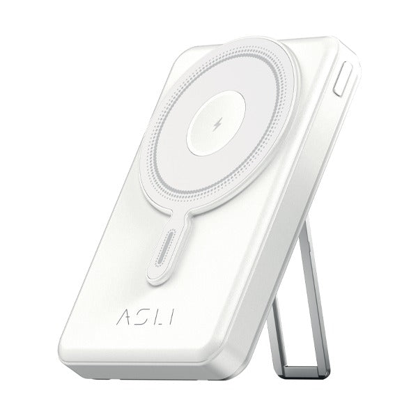 Asli Global 5in1 PD 10000mAh Magnetic PowerBank | White