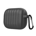 Protective Case Airpods 4 Rubber Case with Keychain | Black