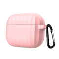 Protective Case Airpods 4 Rubber Case with Keychain | Pink