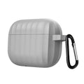 Protective Case Airpods 4 Rubber Case with Keychain | Grey