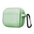 Protective Case Airpods 4 Rubber Case with Keychain | Light Green