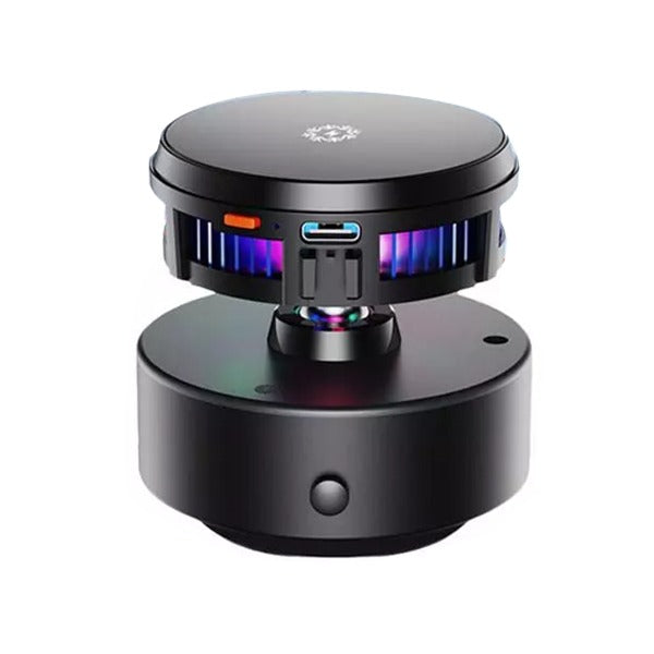 Smart Vacuum Suction Phone Holder With Wireless Charging | Black