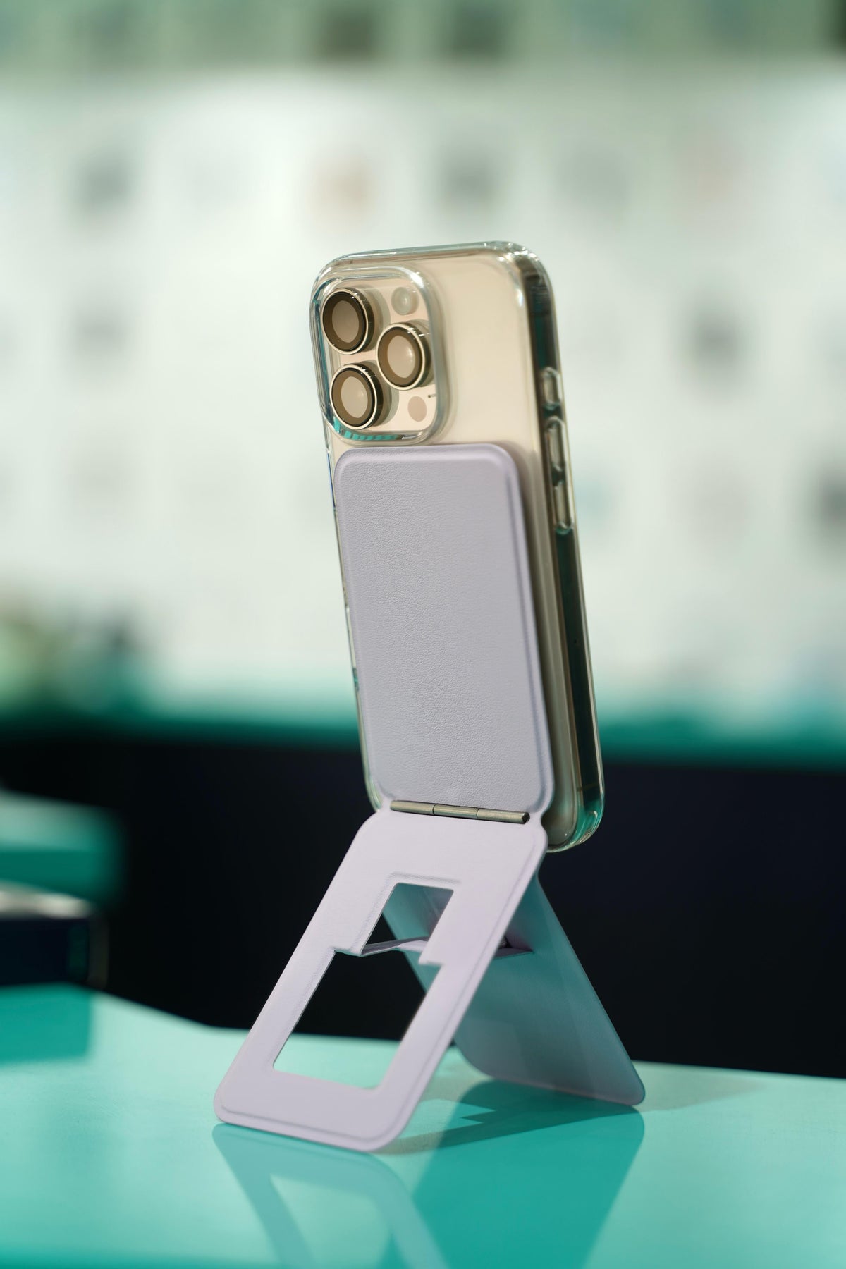 LZEL MagSafe PU Leather Tripod Stand Aegis Clio