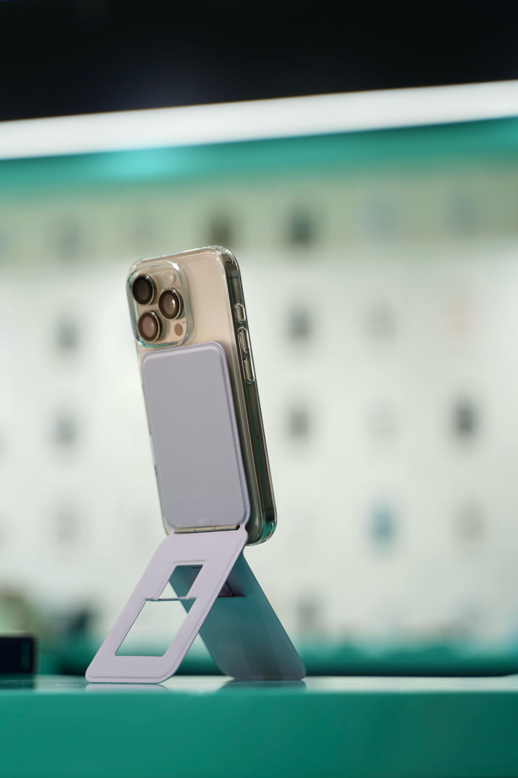 LZEL MagSafe PU Leather Tripod Stand Aegis Clio