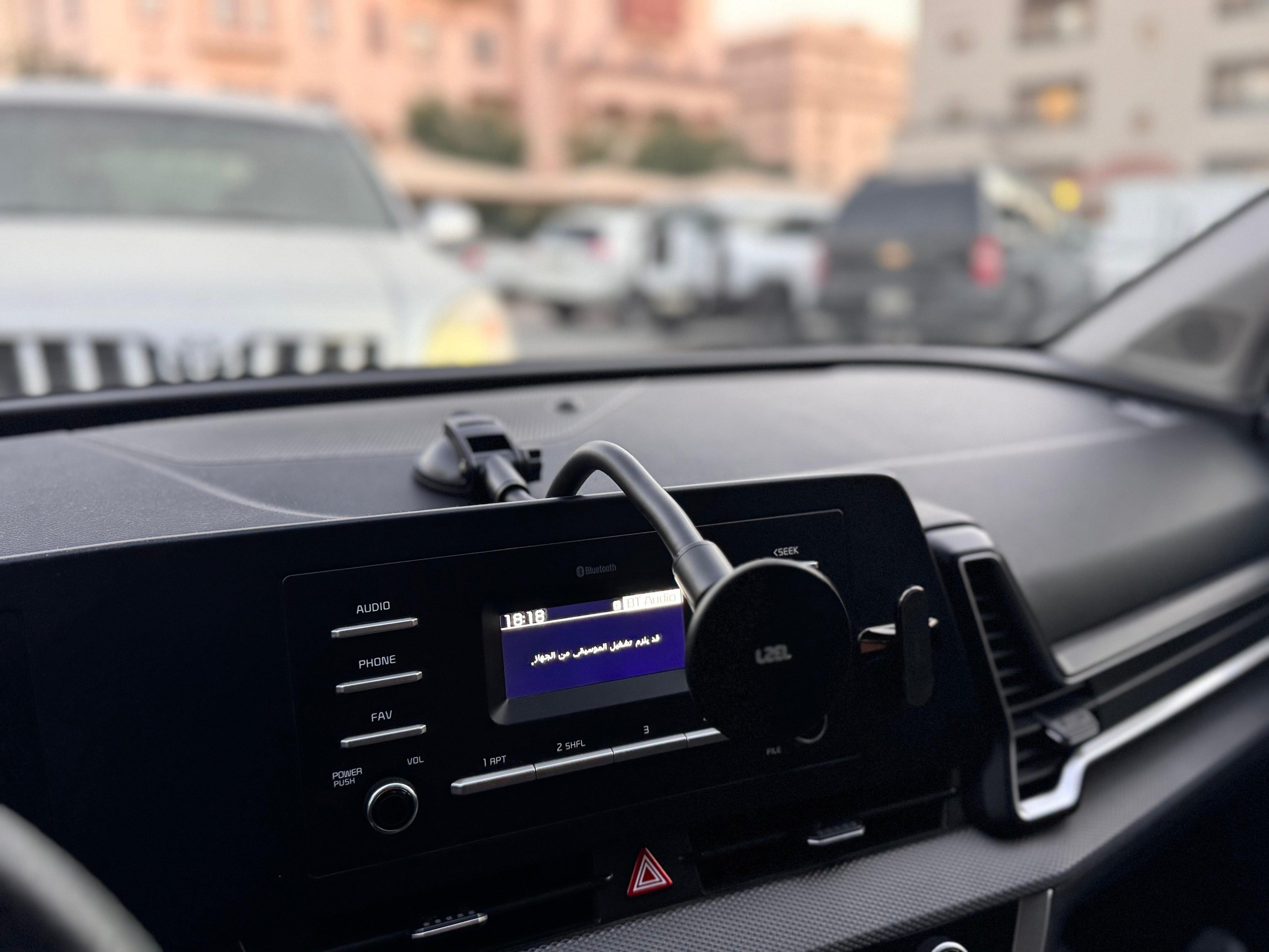 LZEL Magdrive Core Magnetic Car Stand With 360Â° Swivel & One-Touch Clamp