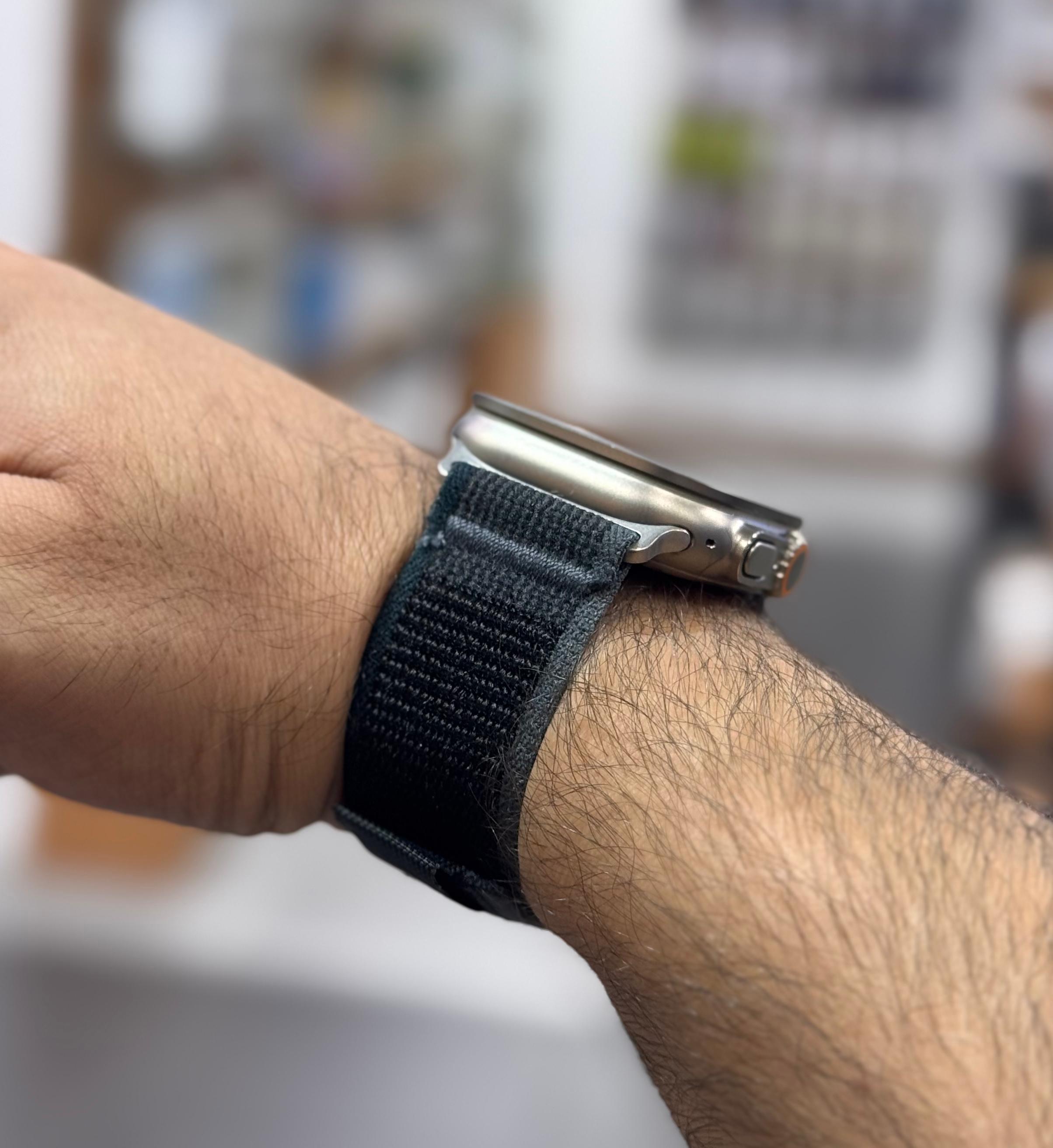 LZEL 42/44/45/46/49MM AvalonFlex Nylon Watch Band | Blue/Black