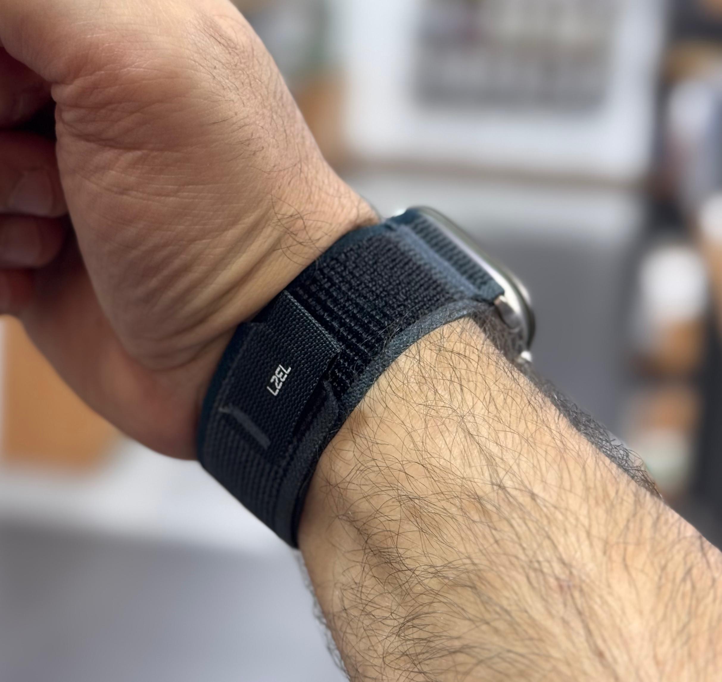 LZEL 42/44/45/46/49MM AvalonFlex Nylon Watch Band | Blue/Black