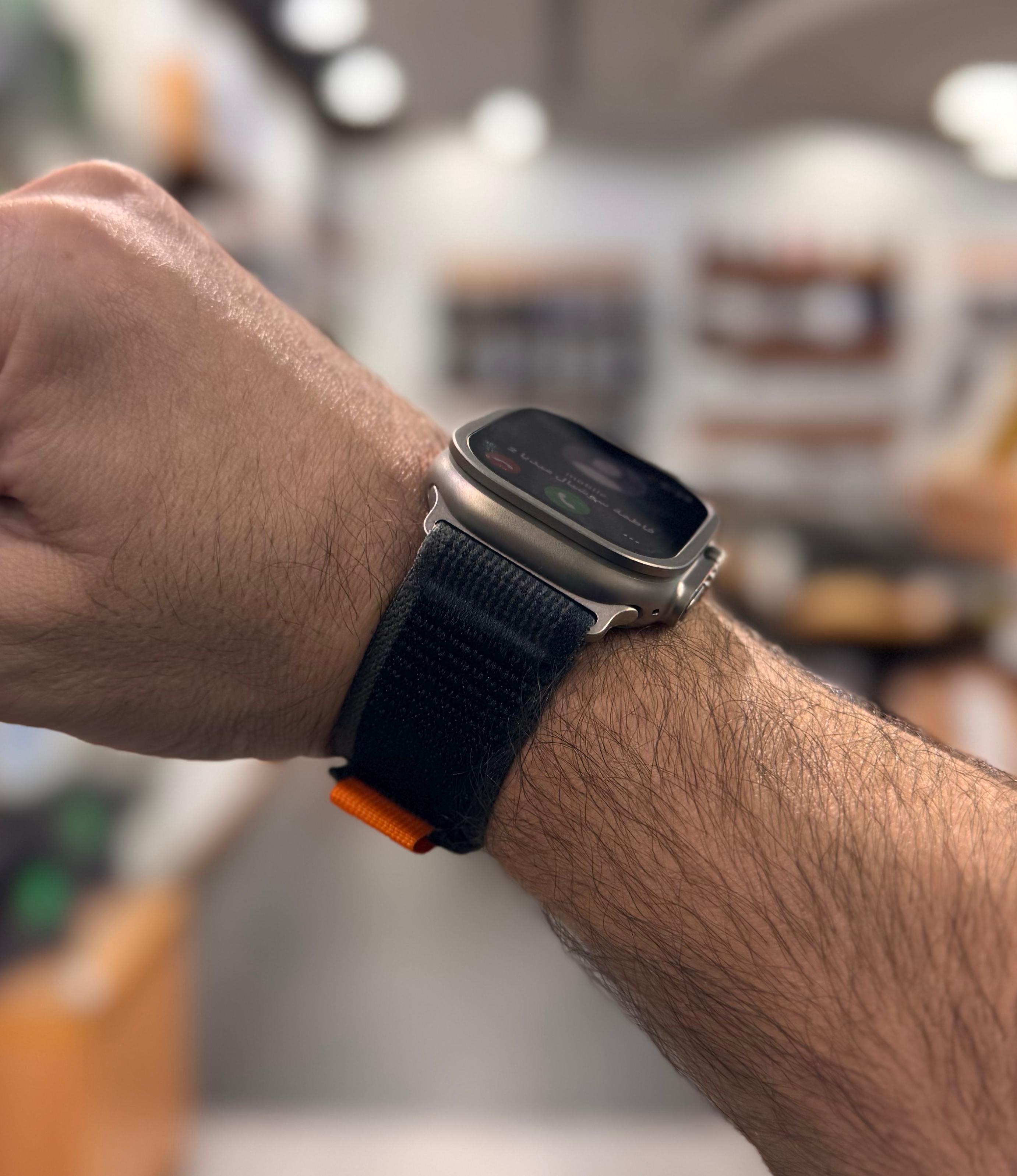 LZEL 42/44/45/46/49MM AvalonFlex Nylon Watch Band | Black/Gray