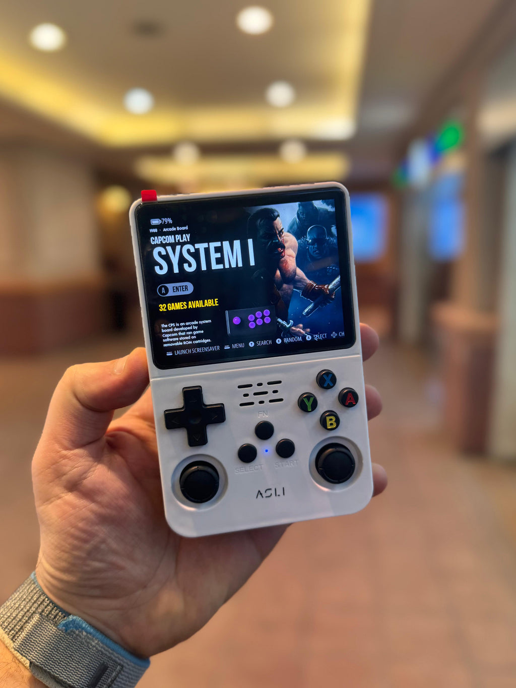 Asli Global Xretro Engine 3.5 Xretro Handheld Game Console With Linux System 128GB | White