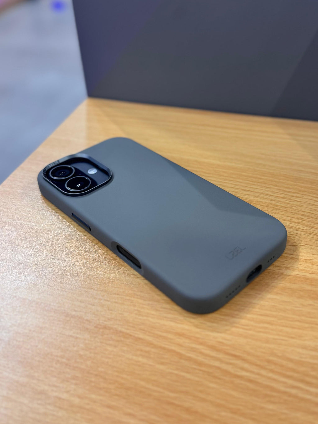 LZEL iPhone 16 Plus PrimeShield Silicone Case | Gray