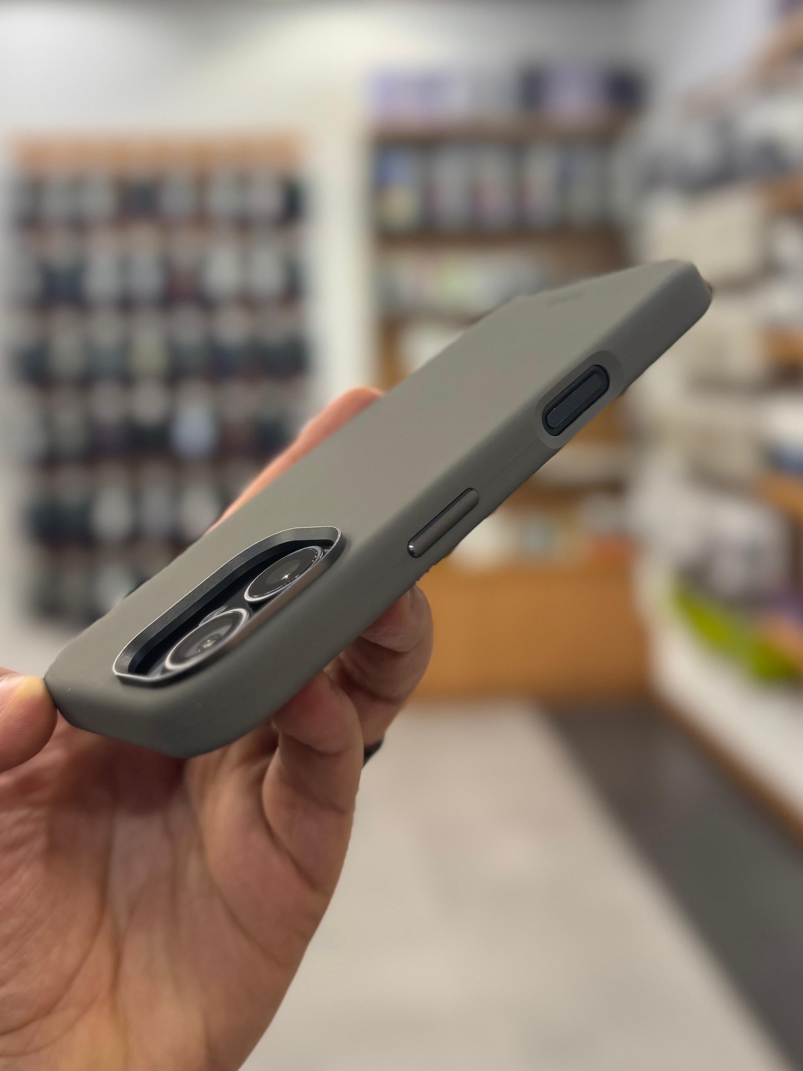 LZEL iPhone 16 Prime shield Silicone Case | Gray