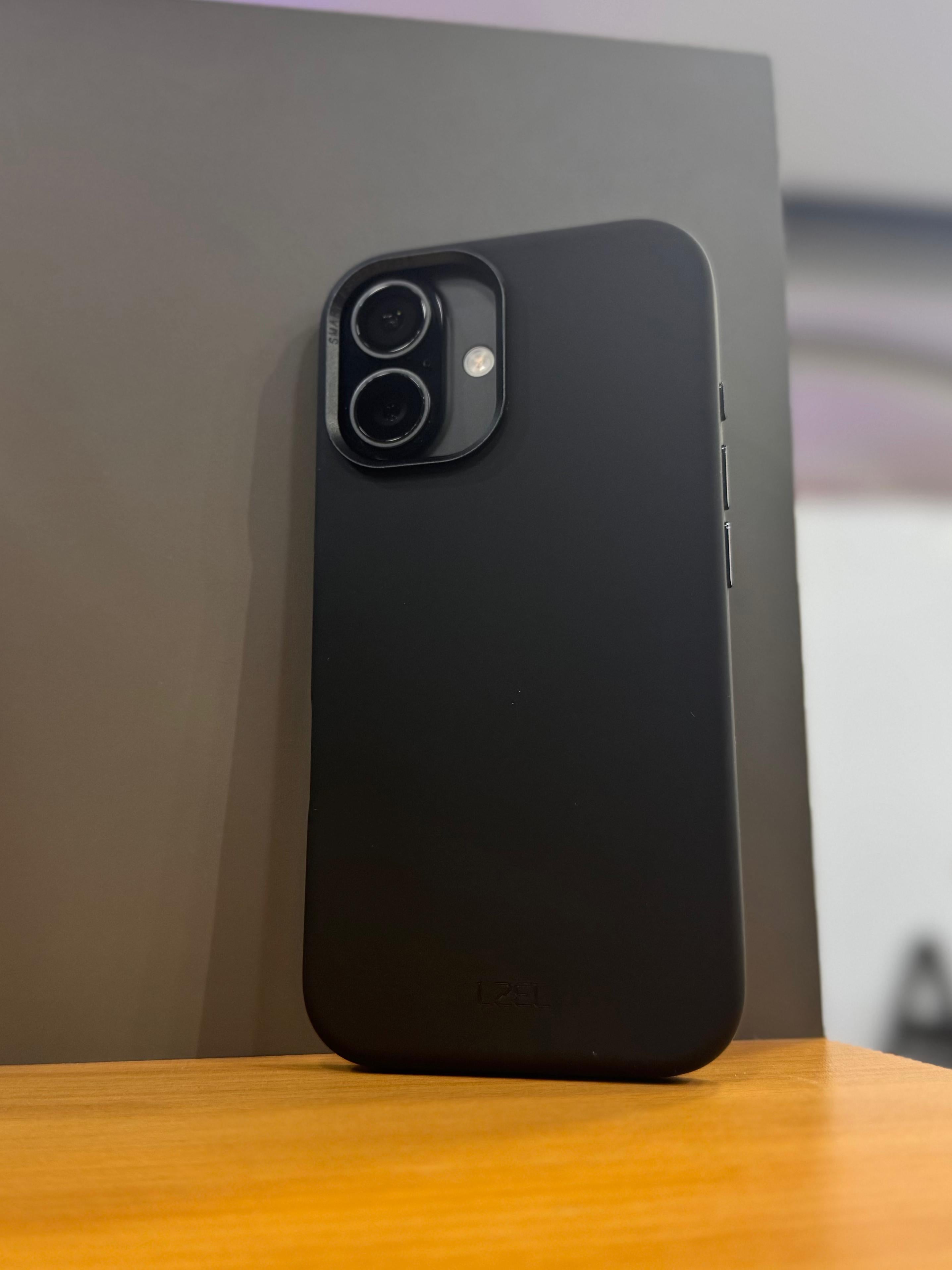 LZEL iPhone 16 Prime shield Silicone Case | Black