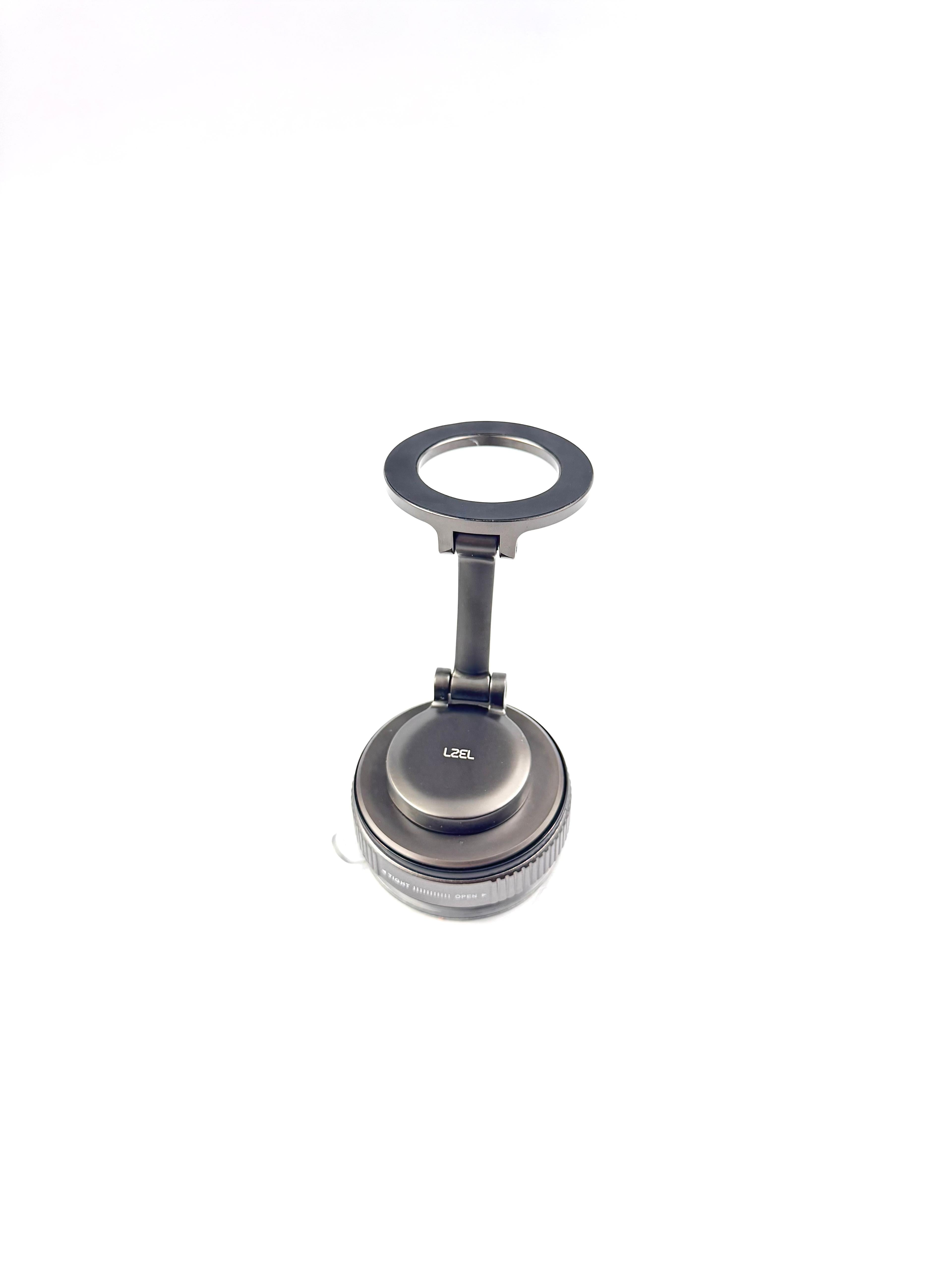 LZEL Magvortex Flex Vacuum Suction Phone Holder 360 Rotation | Black