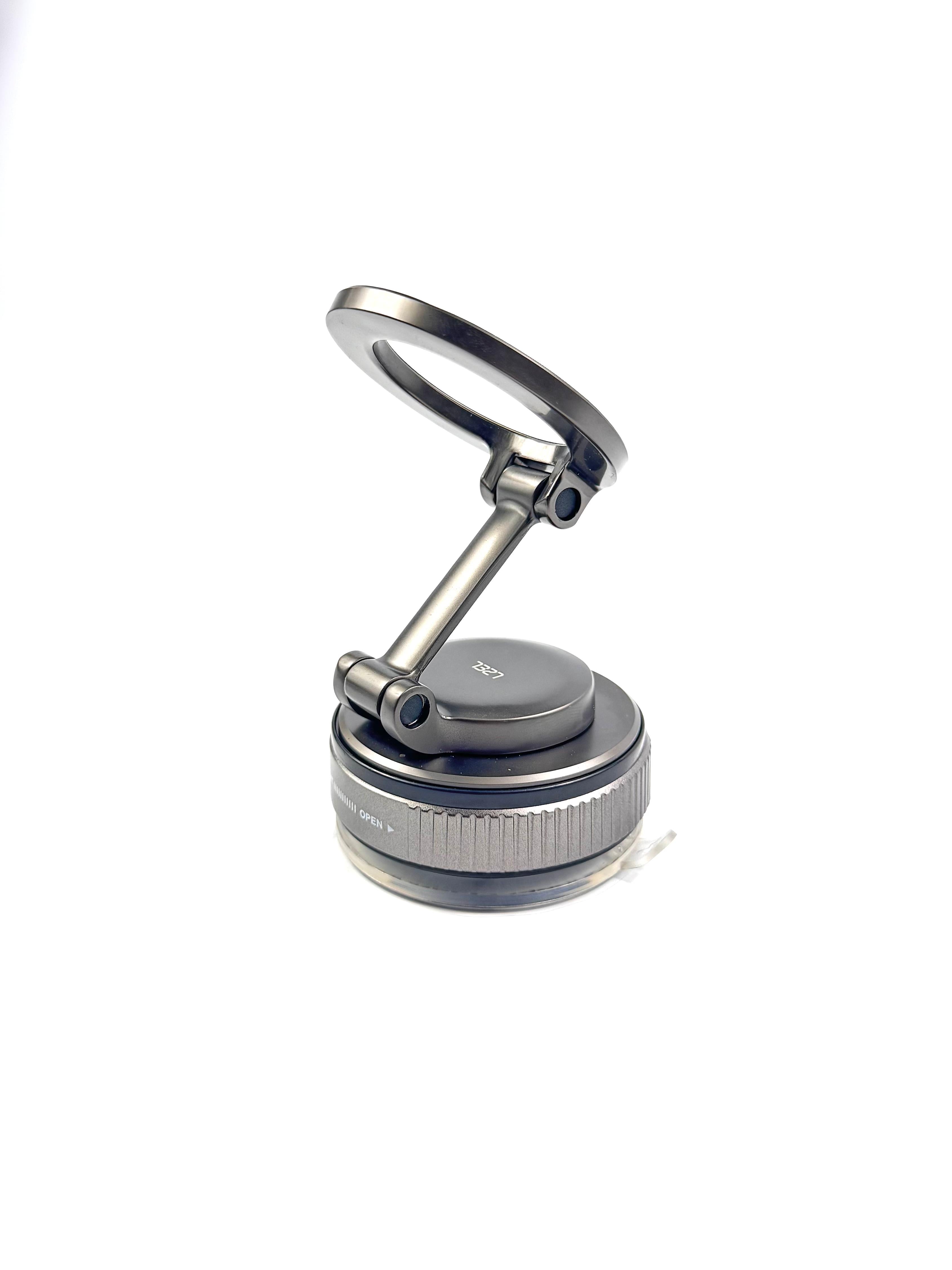 LZEL Magvortex Flex Vacuum Suction Phone Holder 360 Rotation | Black