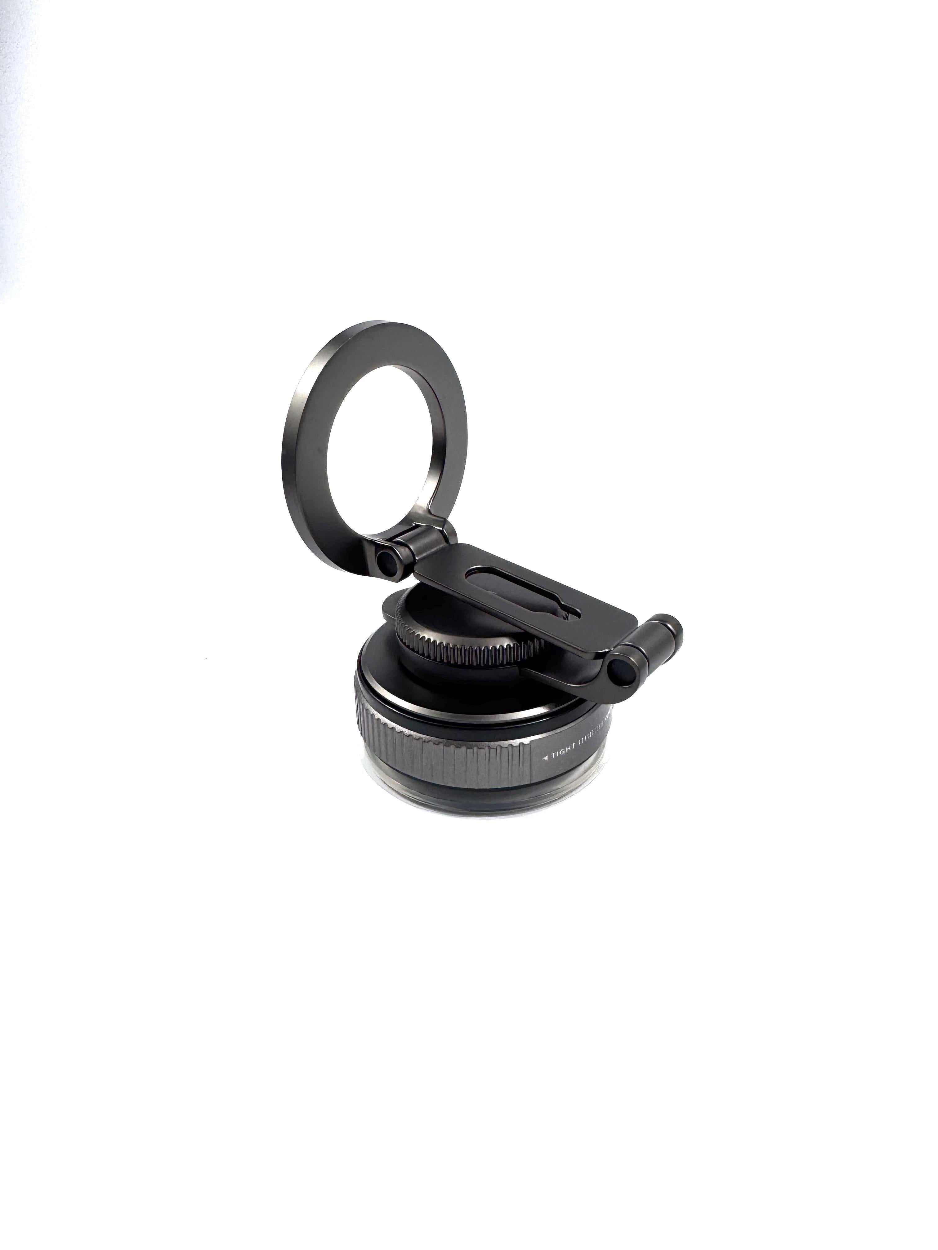 LZEL MagVortex Edge Vacuum Suction Phone Holder 360Â° Rotation | Black