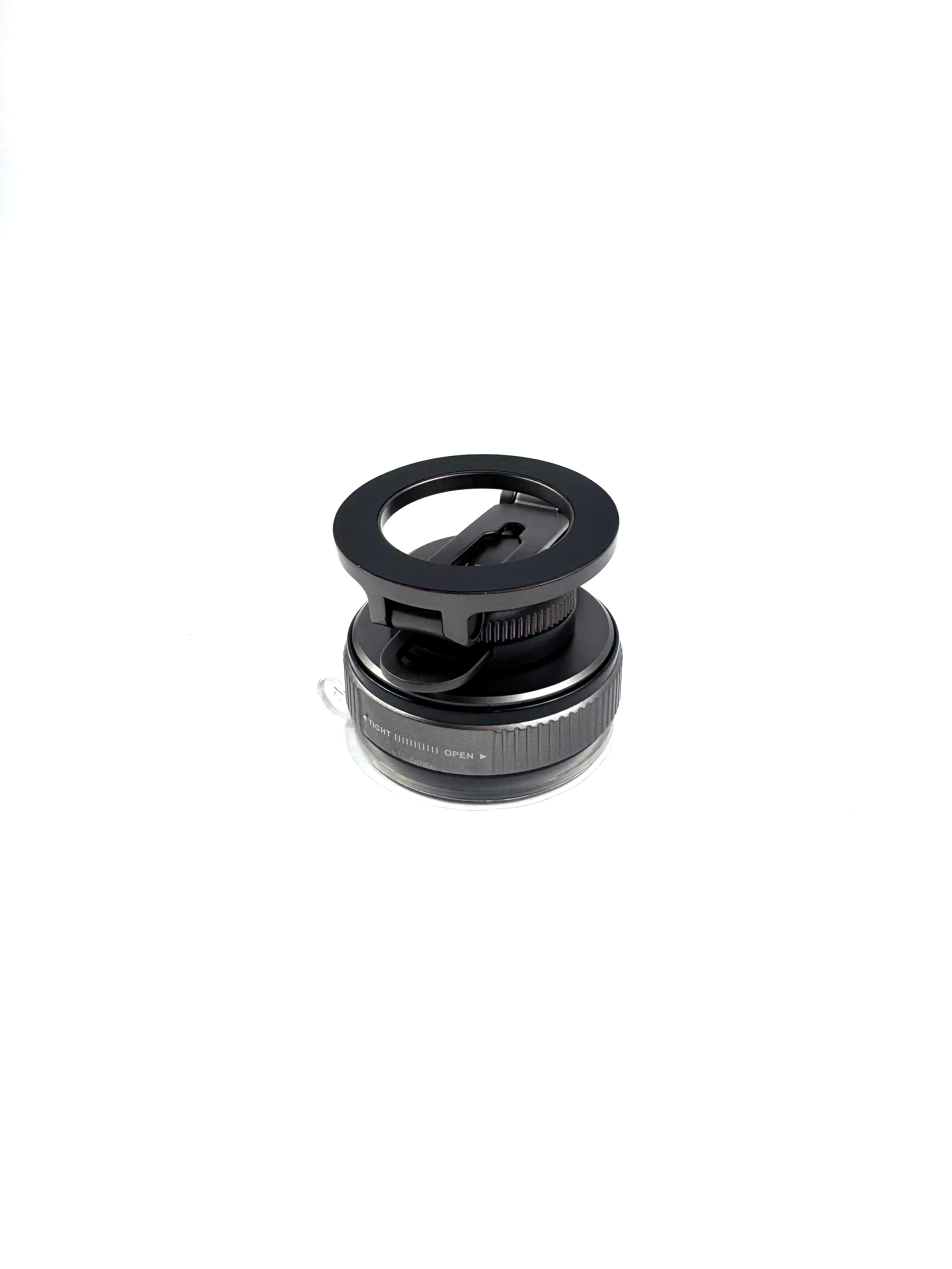 LZEL MagVortex Edge Vacuum Suction Phone Holder 360Â° Rotation | Black