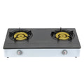 Geepas Stainless Steel Gas Cooker â?? 2 Cast Iron Burners, Efficient Heating