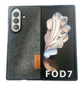 Coblue Leather Grain Drop-Proof Case for Samsung Galaxy Z Fold 7 | Gray