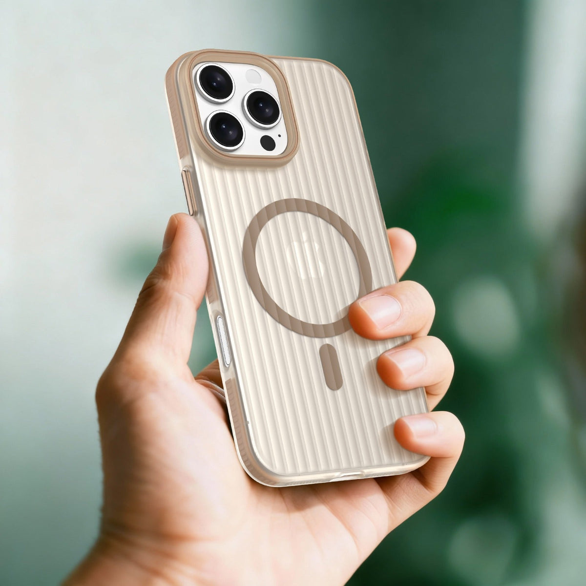 ASLI Corrugatedmag Wave Refined Magsafe Case With Enhanced Camera Protection Case  For iPhone 16 Pro