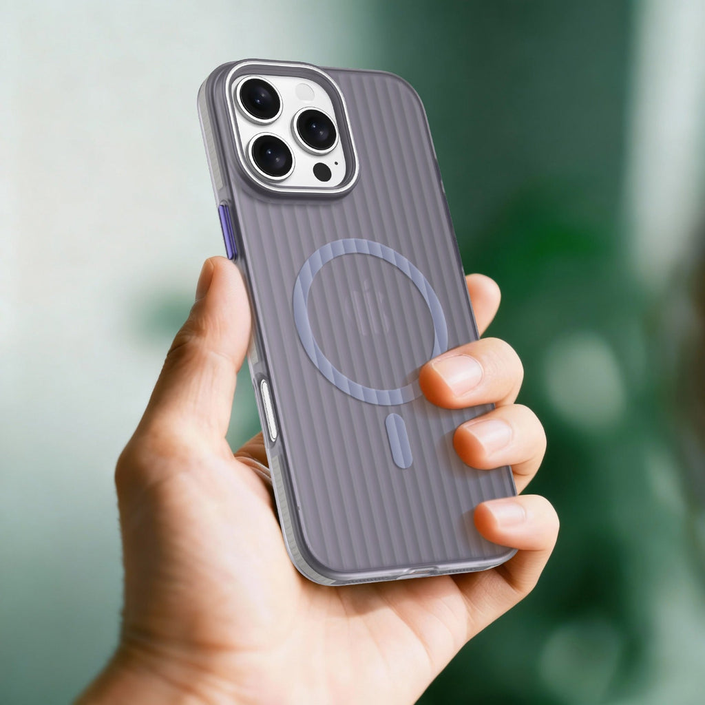 ASLI Corrugatedmag Wave Refined Magsafe Case With Enhanced Camera Protection Case  For iPhone 16 Pro Max