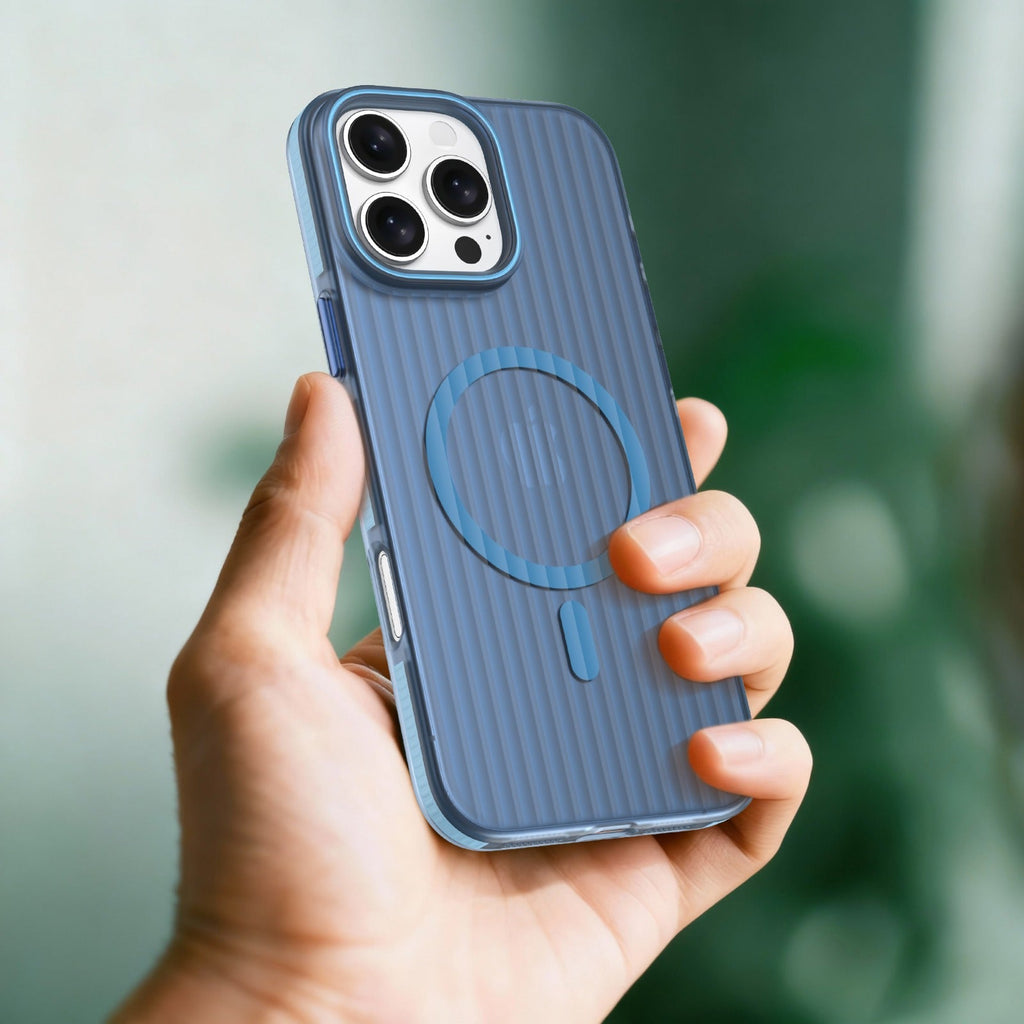 ASLI Corrugatedmag Wave Refined Magsafe Case With Enhanced Camera Protection Case  For iPhone 16 Pro Max