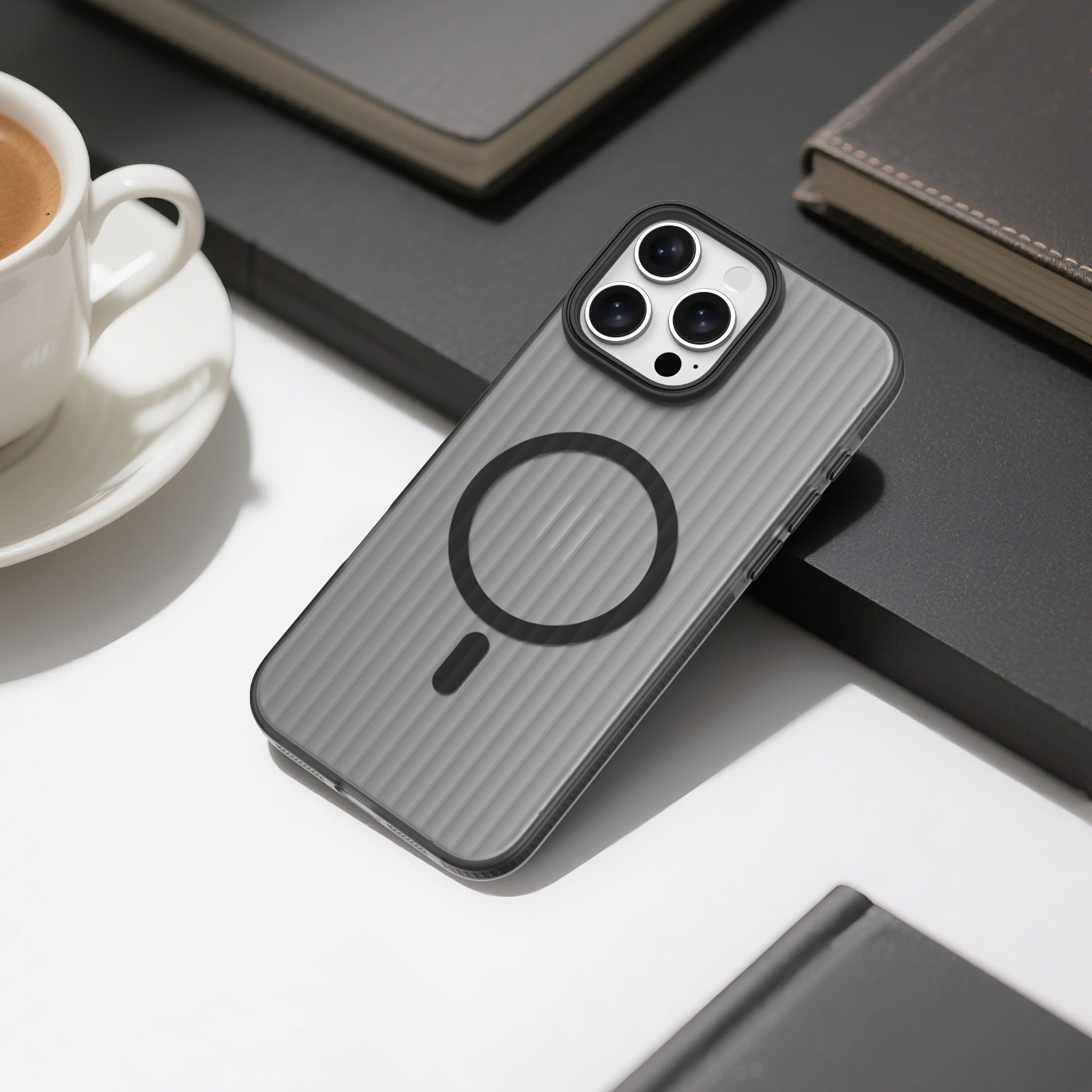 ASLI Corrugatedmag Wave Refined Magsafe Case With Enhanced Camera Protection Case  For iPhone 16 Pro Max