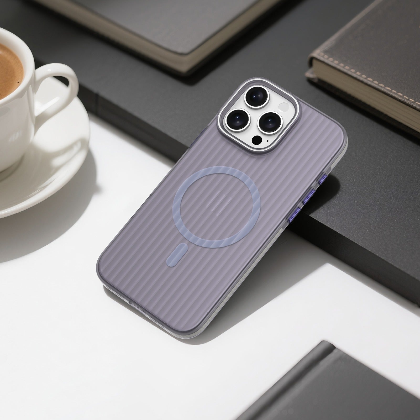 ASLI Corrugatedmag Wave Refined Magsafe Case With Enhanced Camera Protection Case  For iPhone 16 Pro Max