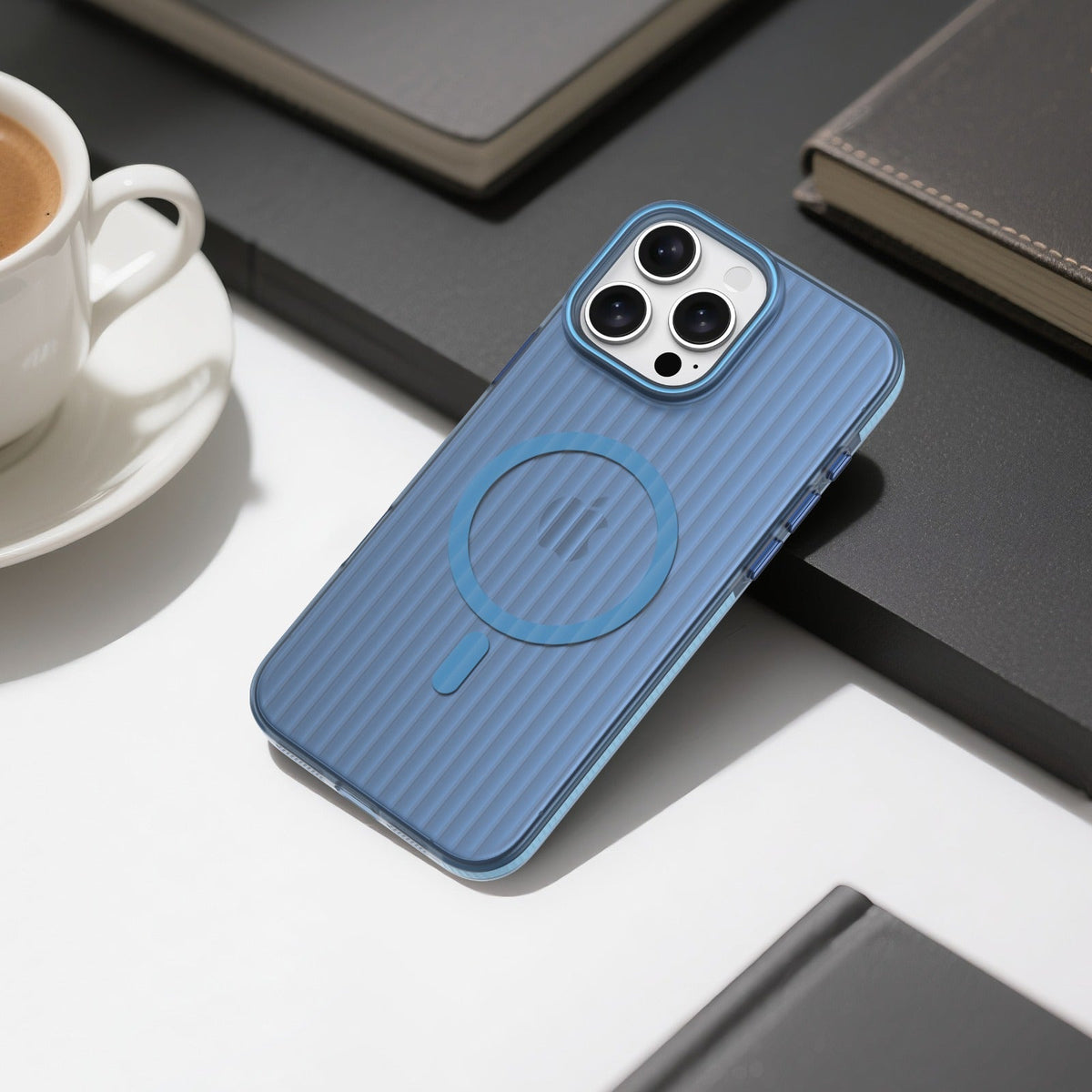 ASLI Corrugatedmag Wave Refined Magsafe Case With Enhanced Camera Protection Case  For iPhone 16 Pro Max