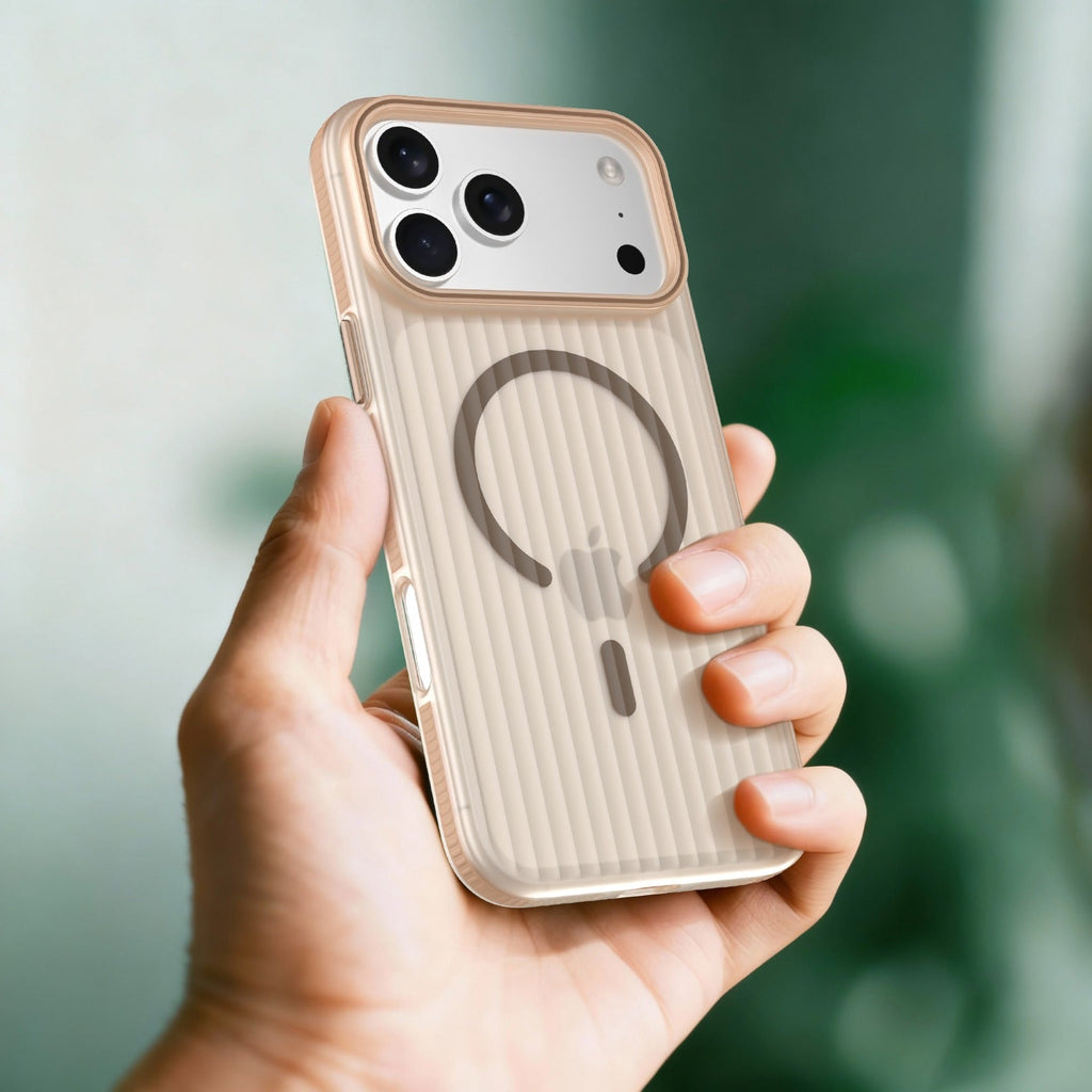 ASLI Corrugatedmag Wave Refined Magsafe Case With Enhanced Camera Protection Case For iPhone 17 Pro Max