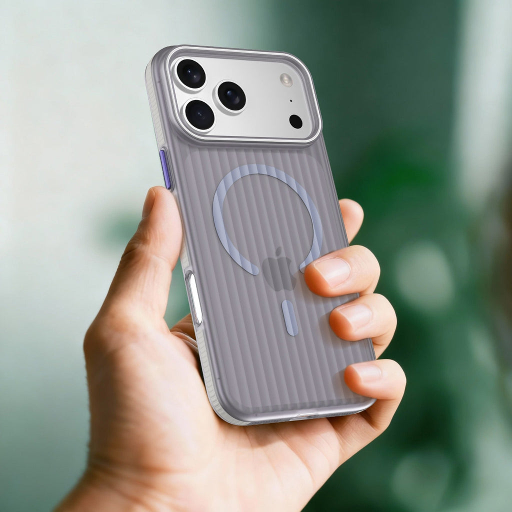 ASLI Corrugatedmag Wave Refined Magsafe Case With Enhanced Camera Protection Case For iPhone 17 Pro Max