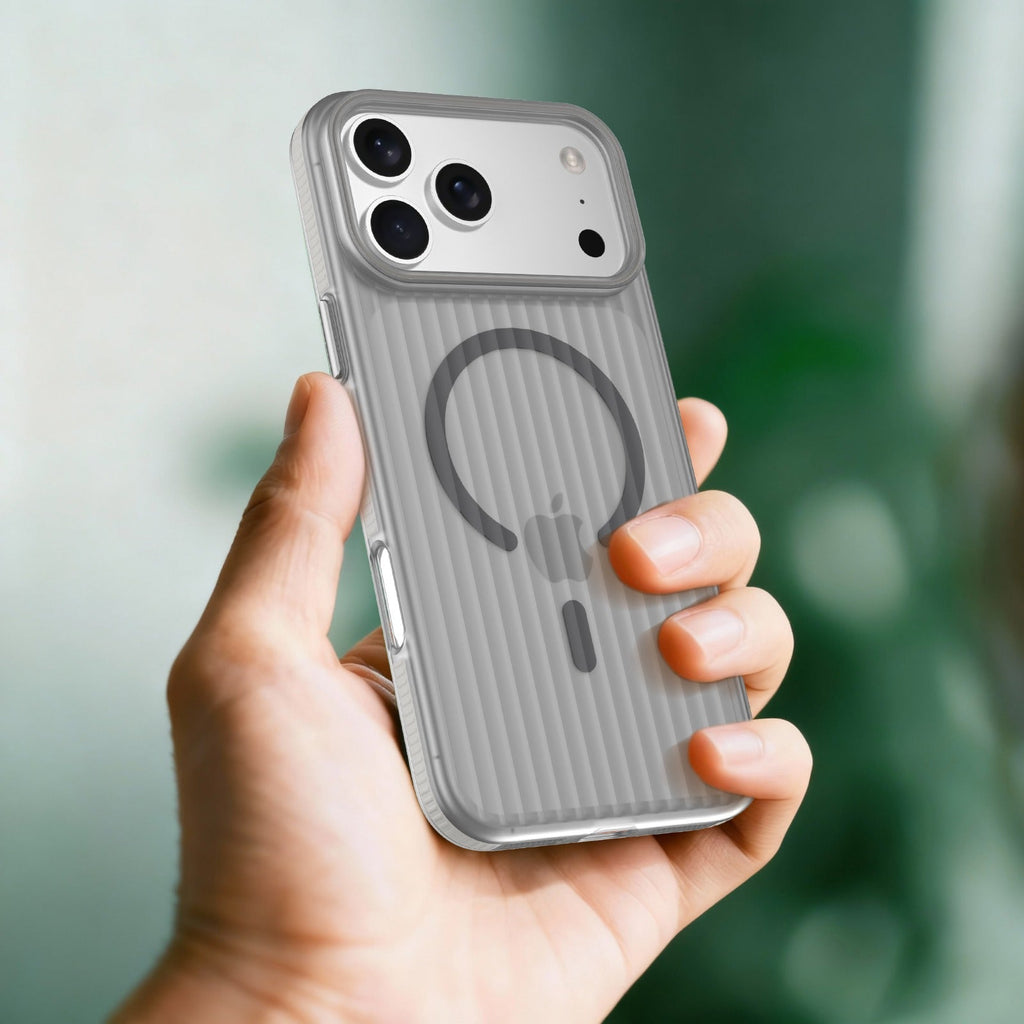 ASLI Corrugatedmag Wave Refined Magsafe Case With Enhanced Camera Protection Case For iPhone 17 Pro Max