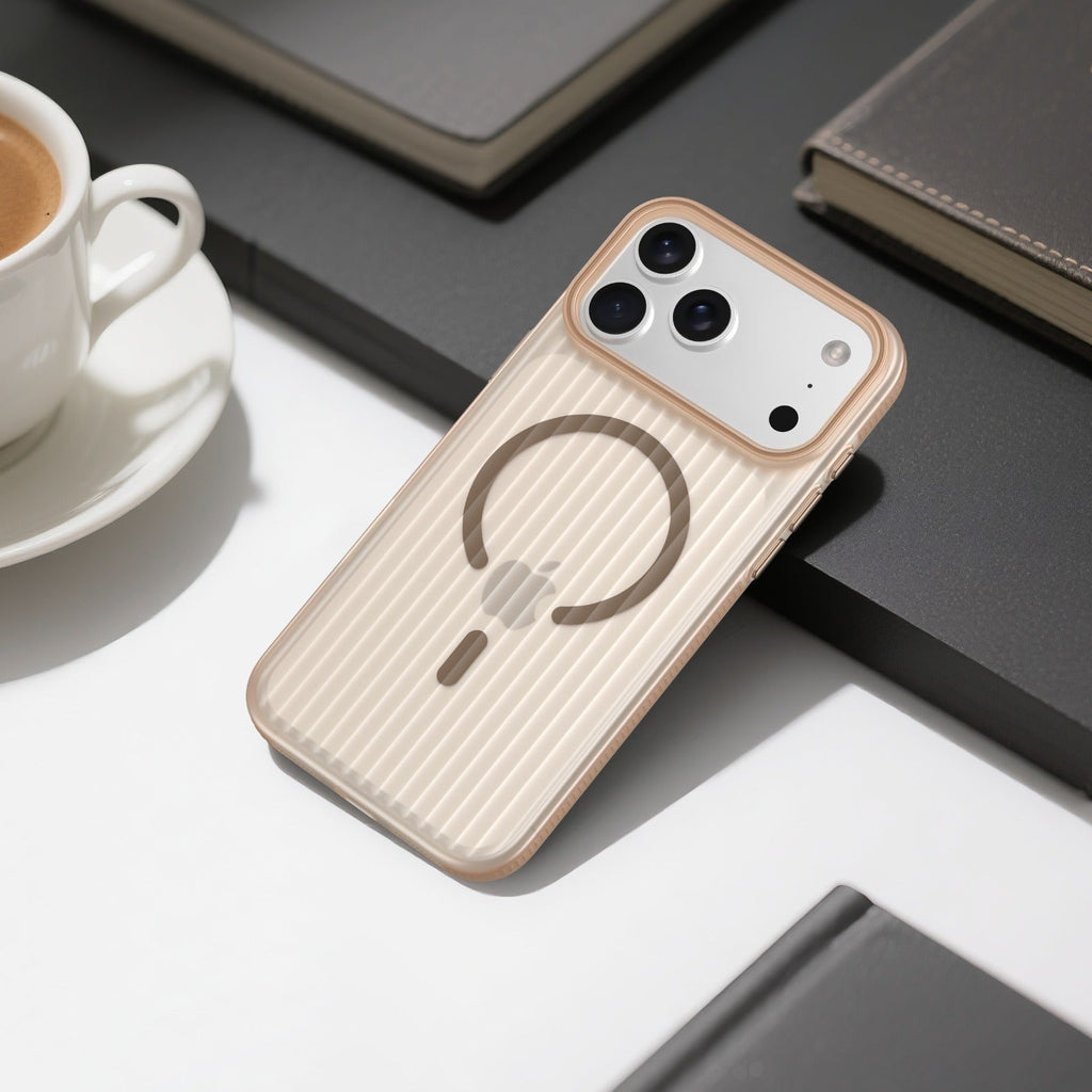 ASLI Corrugatedmag Wave Refined Magsafe Case With Enhanced Camera Protection Case For iPhone 17 Pro Max