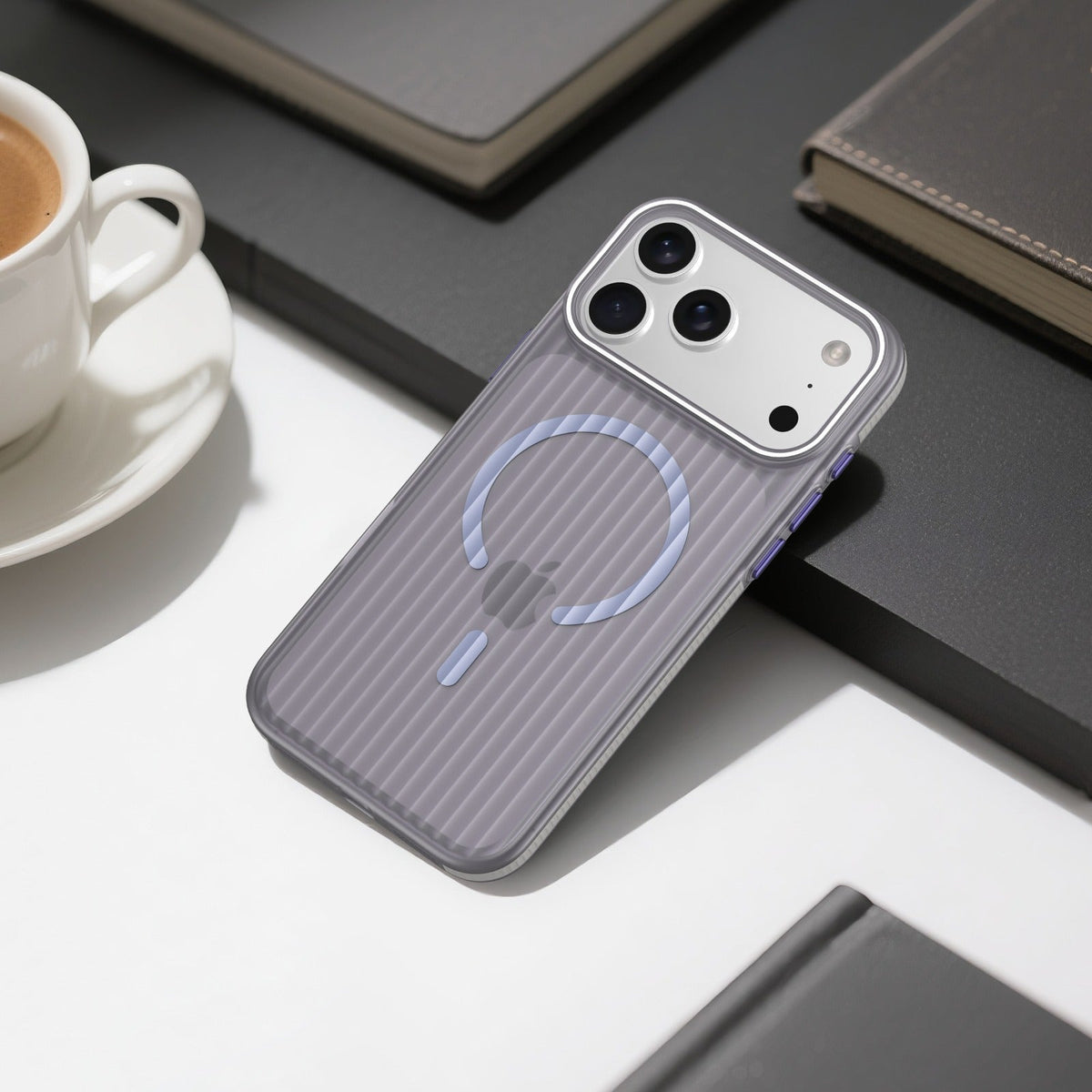 ASLI Corrugatedmag Wave Refined Magsafe Case With Enhanced Camera Protection Case For iPhone 17 Pro Max