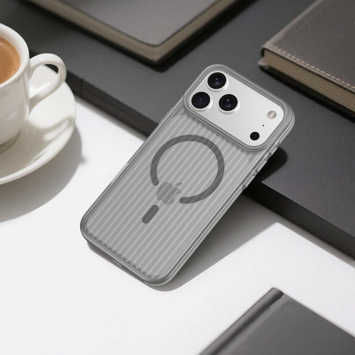 ASLI Corrugatedmag Wave Refined Magsafe Case With Enhanced Camera Protection Case For iPhone 17 Pro Max