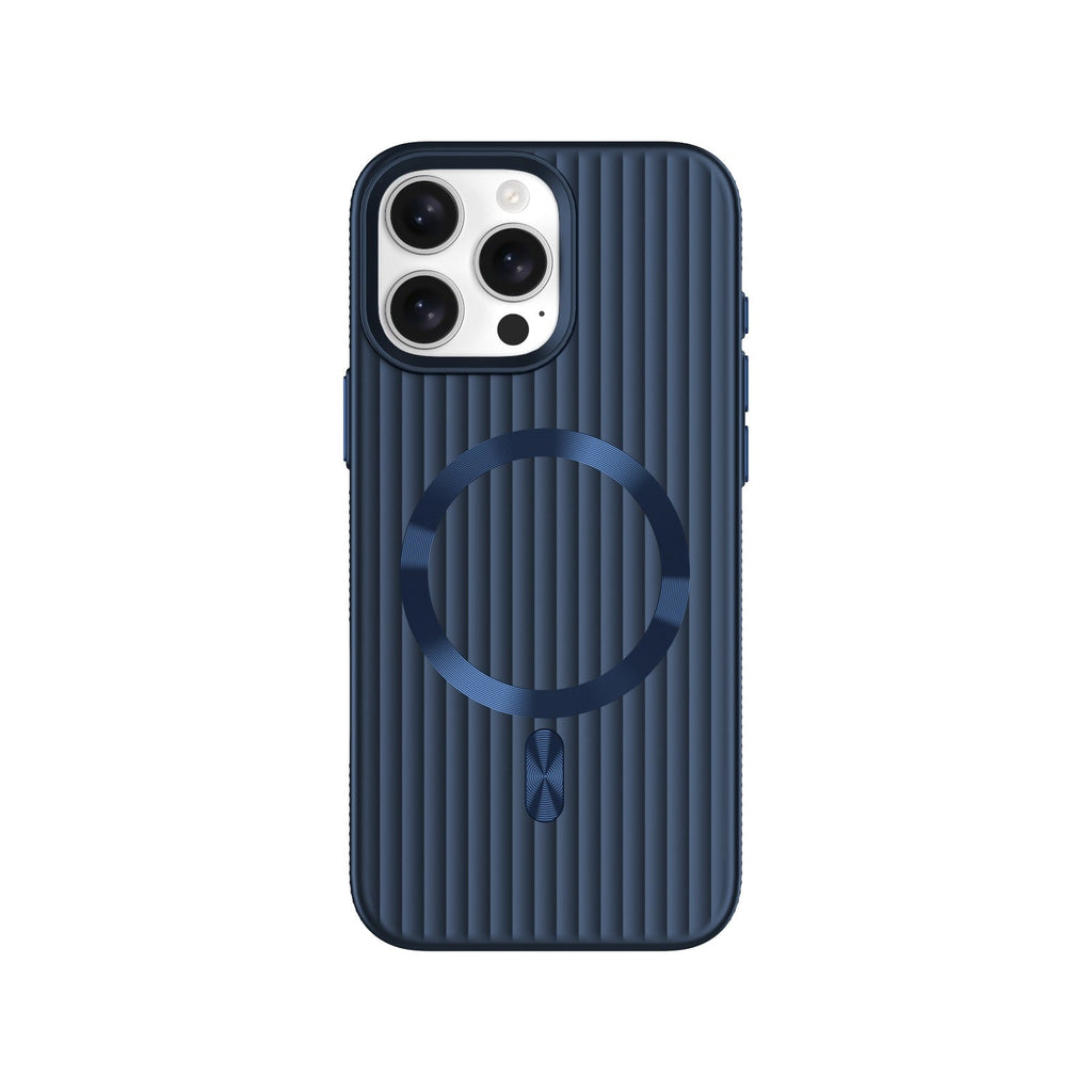 ASLI Corrugared Ridge Premium Metalic Case With Enhanced Camera Protection Case For iPhone 16 Pro
